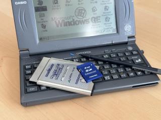 A PCMCIA to SD card adapter