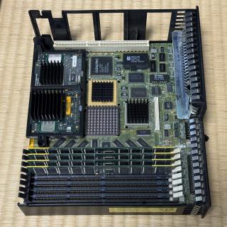 Close up of the logic board