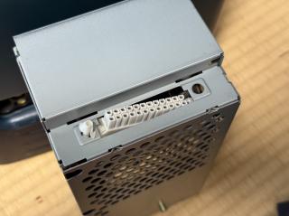 PSU pin connector but half has caved in.