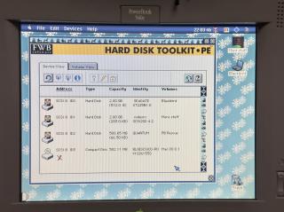 FWB hard disk toolkit showing 4 drives, but the last 2 are Not ready