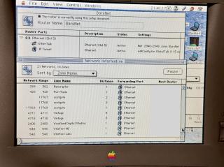 Apple Internet Router on a PowerBook 520c