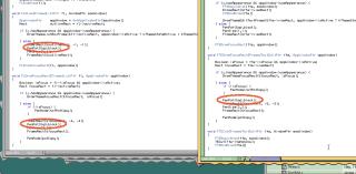 The code, with the new PenPat call highlighted