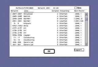 The same screenshot with a list of networks from before but 2940 and 2941 both being named “BaroNet”
